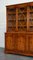 Vintage English Burr Yew Wood Display Cabinet 15
