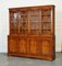 Vintage English Burr Yew Wood Display Cabinet 2