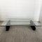 Vintage Brutalist Glass and Bronze Coffee Table, Image 1