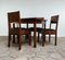 The Hague School Dining Set by J.A. Muntenman for Lov Oosterbeek, 1920s, Set of 5 2