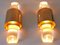 Gilt Brass & Acrylic Glass Wall Lights, Germany, 1980s, Set of 2, Image 12