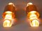 Gilt Brass & Acrylic Glass Wall Lights, Germany, 1980s, Set of 2 16