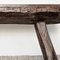 Mesa vintage rústica de madera, años 80, Imagen 10