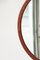 Scandinavian Round Mirror with Teak Frame, 1960s 7