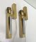 Bd Lumica Brass and Chrome Wall Lamps, 1970s, Set of 2, Image 2