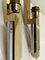 Bd Lumica Brass and Chrome Wall Lamps, 1970s, Set of 2, Image 7
