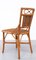 Bohemian Wicker Desk and Chair, France, 1970s, Set of 2 5