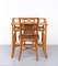 Bohemian Wicker Desk and Chair, France, 1970s, Set of 2 13