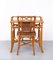 Bohemian Wicker Desk and Chair, France, 1970s, Set of 2, Image 13