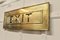 Large Gold Brass Odeon Cinema Exit Sign, 1920s, Image 4