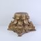 19 Century Corinthian Capital in Carved Golden Wood 1