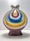 Jarrón vintage de cerámica atribuido a Italo Casini con colores iridiscentes, Italia, años 50, Imagen 4