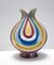 Jarrón vintage de cerámica atribuido a Italo Casini con colores iridiscentes, Italia, años 50, Imagen 1