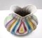 Jarrón vintage de cerámica atribuido a Italo Casini con colores iridiscentes, Italia, años 50, Imagen 8