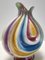 Jarrón vintage de cerámica atribuido a Italo Casini con colores iridiscentes, Italia, años 50, Imagen 10