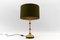 Mid-Century Modern Gold Orange Swirls Table Lamp Base, Germany, 1960s, Image 1