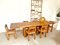 T14 Dining Table with Two Extensions by Pierre Chapo, 1960s 2