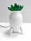 Postmodern Green Murano Glass & White Aluminum Table Lamp, Italy, 1980s 1