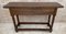 Early 20th Century Catalan Spanish Carved Walnut Console Table with Two Drawers, 1900s 16