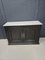 Ebonized Cabinet with Marble Top, 1890s 1