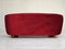 Vintage Danish Reupholstered 2-Seater Banana Sofa, 1960s, Image 17