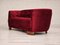 Vintage Danish Reupholstered 2-Seater Banana Sofa, 1960s 11