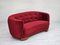 Vintage Danish Reupholstered 2-Seater Banana Sofa, 1960s 13