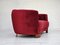 Vintage Danish Reupholstered 2-Seater Banana Sofa, 1960s 19