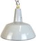 Industrial Grey Enamel Factory Pendant Lamp from Philips, 1960s 1