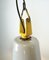 Lámpara colgante de fábrica industrial esmaltada en gris de Philips, años 60, Imagen 9
