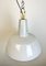 Industrial Grey Enamel Factory Pendant Lamp from Philips, 1960s 8