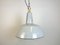 Industrial Grey Enamel Factory Pendant Lamp from Philips, 1960s 2