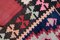 Tapis Herati Kilim Vintage Fait Main, Afghanistan, 1960s 13