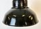 Industrial Black Enamel Factory Lamp with Cast Iron Top from Elektrosvit, 1960s 4