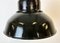 Industrial Black Enamel Factory Lamp with Cast Iron Top from Elektrosvit, 1960s, Image 4