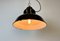 Industrial Black Enamel Factory Lamp with Cast Iron Top from Elektrosvit, 1960s, Image 16