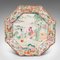 Japanese Octagonal Serving Plate in Ceramic, 1890s 2