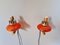 Brass and Satin Glass Wall Lights, 1950s, Set of 2, Image 10