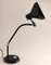 Lámpara de mesa negra de Jumo, años 50, Imagen 6