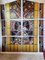 Large Art Deco Architectural Stained Glass Window Panels, 1920s, Set of 12 1