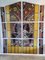 Large Art Deco Architectural Stained Glass Window Panels, 1920s, Set of 12 3