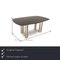 Extenable Granite Dining Table in Black from Draenert 2