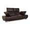 Leather Brown Two Seater Sofa from Koinor Volare 3