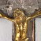 Crucifix en Tôle Plaquée Argent et Embossée 4