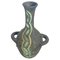 Green and Black Vase in Painted Ceramic from Vallauris, France, 1970, Image 1