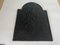 Small Antique Fireback in Black Cast Iron, France, 19th Century, Image 6