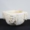 White Stone Mortar with Angel Face Decorations 6