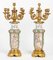 Gilt Bronze and Canton Porcelain Mantel Set, China, Set of 3 11