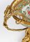 Set da camino in bronzo dorato e porcellana, Cina, set di 3, Immagine 9
