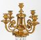 Gilt Bronze and Canton Porcelain Mantel Set, China, Set of 3 2